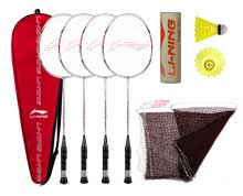 Badminton Set - PREMIUM Carbon Fiber 4 Racket
