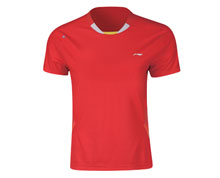 Badminton Clothes - Men's T Shirt [RED]