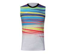 Badminton Clothes - Men's Sleeveless Shirt [WHITE]