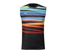 Badminton Clothes - Men's Sleeveless Shirt [BLACK]