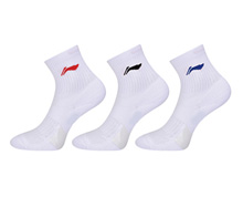 Badminton Socks 3 Pack [WHITE]