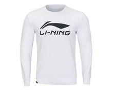 Badminton Clothes - Men's Sweatshirt [WHITE]