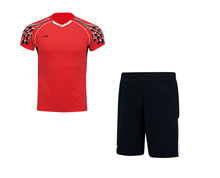Badminton Clothes - Men's Uniform [RED]