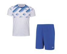 Men's Badminton Clothing Set [WHITE]