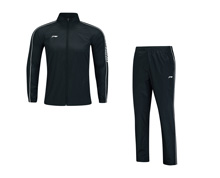 Badminton Clothes - Men's Warm Up Suit [BLACK]