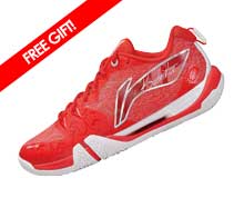 Unisex International Badminton Shoe [RED]