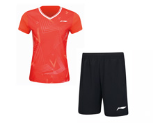 Badminton Clothes - Women's Clothing Set [RED]