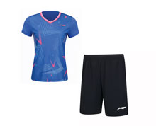 Badminton Clothes - Women's Clothing Set [BLUE]