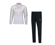 Badminton Clothes - Women's Warm Up Suit [WHITE]